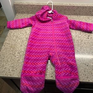 Columbia fleece bunting 6-12mo
